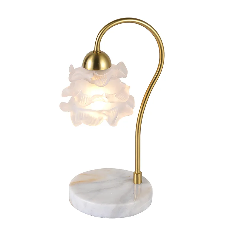 1-lehká stolní lampa z matného skla