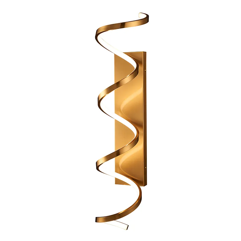 Moderní LED spirálové nástěnné svítidlo
