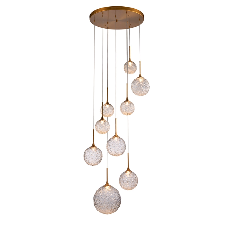 Stupňovité LED schodišťové závěsné svítidlo
